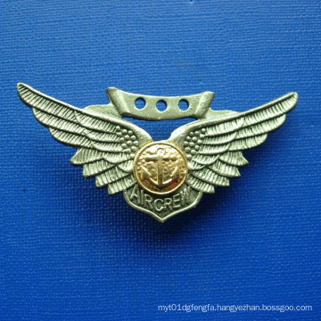 Custome Zinc Alloy Silver or Gold Plated Lapel Pin (GZHY-BADGE-026)